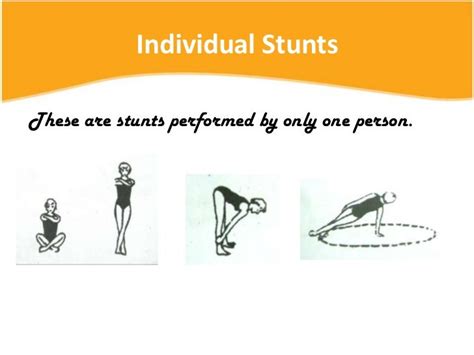 individual stunts|Gymnastics: .
